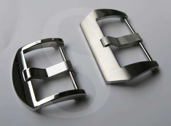 22mm Polished ARD buckle / 26mm / 24mm Brushed Pre-V buckle for Panerai