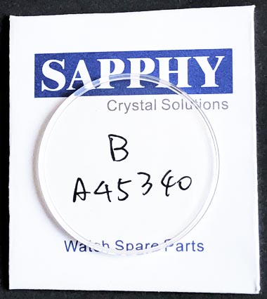 Breitling A45340 popravilo kristalov