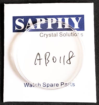 Breitling AB0118 korjaus kristalli