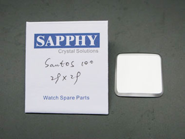 Cartier Santos 100 extrat large safir kristal 29*29mm