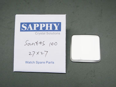 Cartier Santos 100 large safir krystall 27*27mm