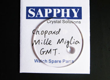 Chopard mille miglia GMT sapphire кристалл