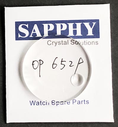 Panerai OP6529 reparatie kristal