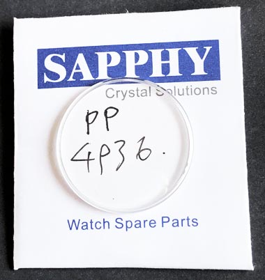 Patek Philippe 4936 επισκευή κρυστάλλου
