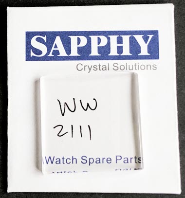 TAG Heuer WW2111 Perbaiki kristal