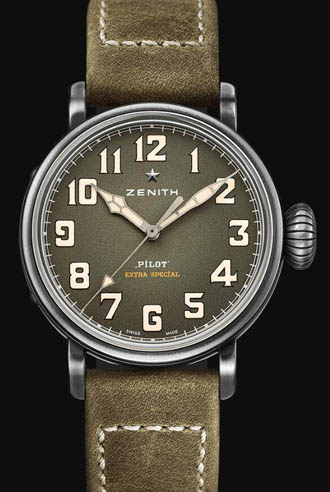 Zenith PILOT Type 20 Silver ซ่อมนาฬิกา AAA 11.1943.679/63.C8000 11.1942.679/53.C808