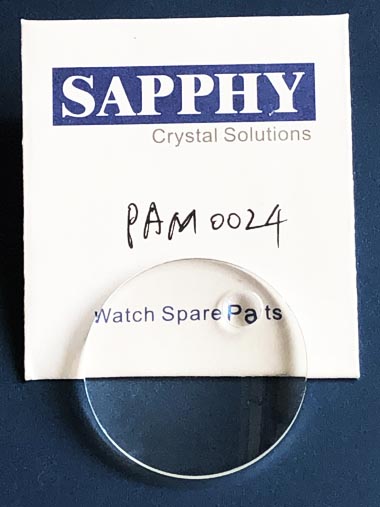 Panerai PAM0024 Reparation af krystaller