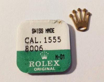 Rolex Cal. 1555-8006. yugo para cam. NOS.