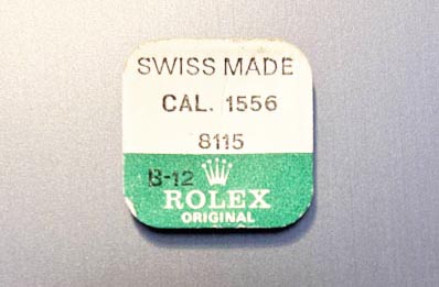Rolex Cal. 1556-8115, Muelle de parada de equilibrio. NOS