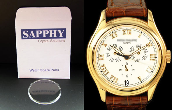 PATEK PHILIPPE Reparere safirkrystaller