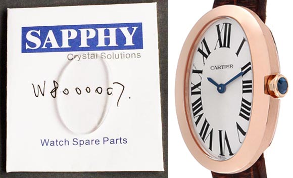 Cartier W8000007 Reparatur glas