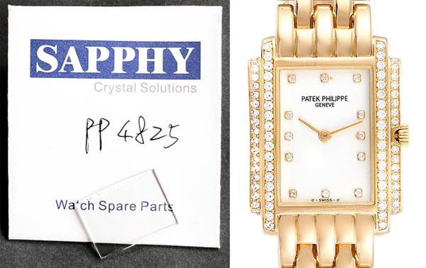 Patek Philippe 4825 reparation krystal