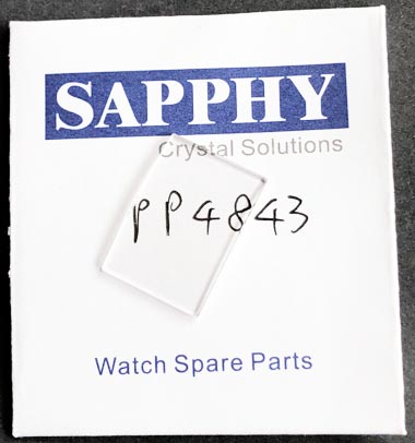 Patek Philippe 4843 repair crystal