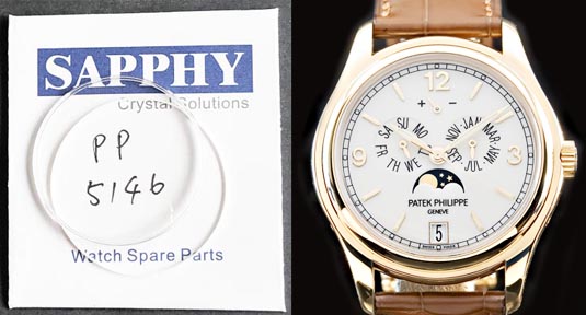 Patek Philippe 5146 תיקון קריסטל