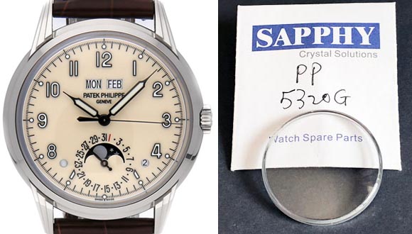 Patek Philippe 5320G Cristallo di riparazione