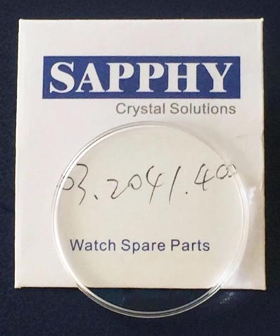 Zenith El Primero 03.2041.400 cristallo di riparazione