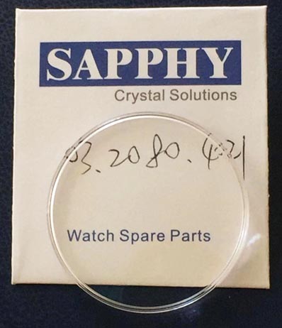 Zenith El Primero Chronomaster 03.2080.4021 cristallo di riparazione