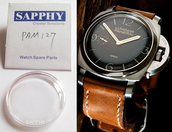 USD130 PANERAI PAM127 reparera Safirkristall price