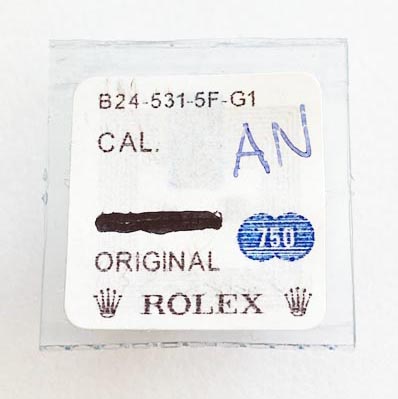 Rolex 18kt. Rose Gold crown, 24-531-5F.