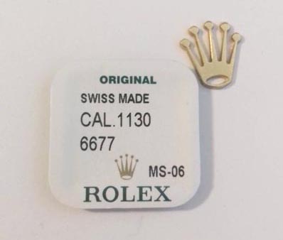 Rolex Cal. 1130-6677, Second pinion friction spring. NOS.