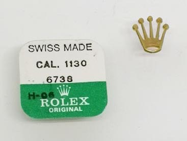 Rolex Cal. 1130-6738 oscillating weight bolt-axle. NOS.
