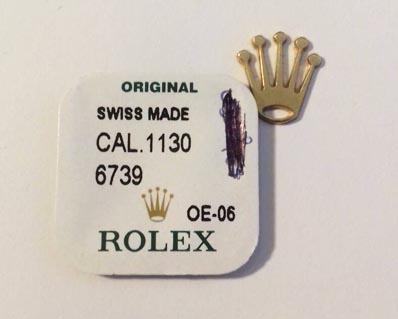 Rolex cal. 1130-6739, oscillating weight Spring-clip. NOS.