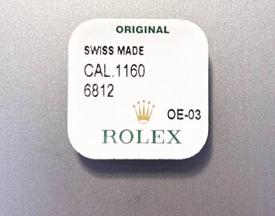 Rolex Cal. 1160-6812. Set of Screws. NOS.