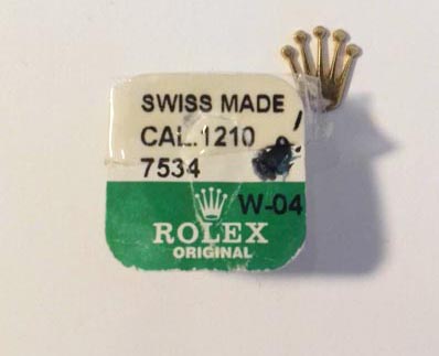 Rolex Cal. 1210-7534, Balance with breguet hairspring timed.