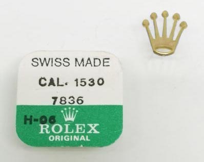 Rolex Cal. 1530-7836, драгоценный камень для второго колеса-нижний номер.