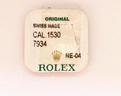 Rolex Cal. 1530-7934. Spring with axle for in-setting for balance-upper. NOS.