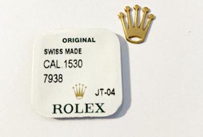 Rolex Cal. 1530-7938, Spring for in-setting for escape wheel upper/lower. NOS.