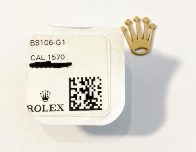 Rolex Cal. 1570-8106, Balance with breguet hairspring, timed.