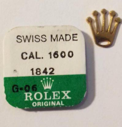 Rolex Cal. 1600-1842, Crown wheel seating. NOS.