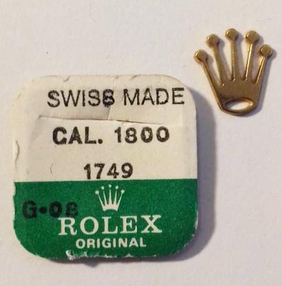 Rolex Cal. 1800-1749, jumpperi vivun säätöön. NOS.