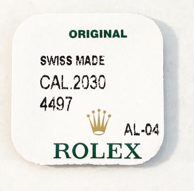 Rolex Cal. 2030-4497, Spring for in setting for escape wheel-upper/lower. NOS.