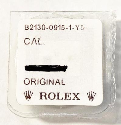 רולקס ROLEX קאל. 2130-0915-1, בהגדרה לאיזון-עליון / תחתון.