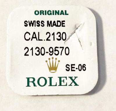Rolex Cal. 2130-9570, Jewel for oscillating weight-upper. NOS.