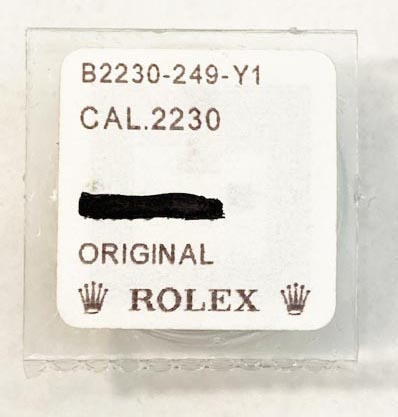 Montre Rolex Cal. 2230-249, Réglage du noyau de roue. NOS.