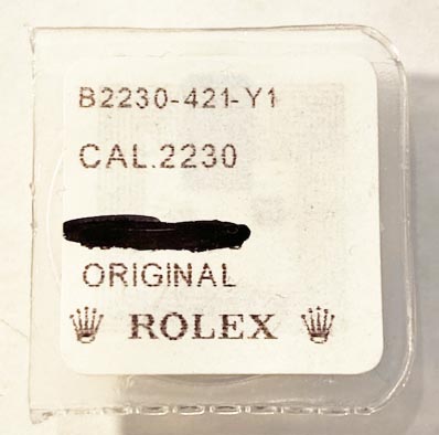 Rolex Cal. 2230-421, furcă pentru paleți. NOS.