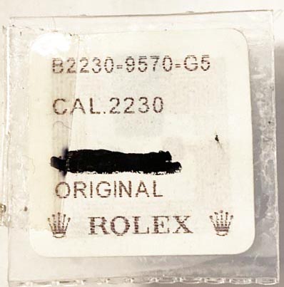 Rolex Cal. 2230-9570, jewel for oscillating weight-upper. NOS