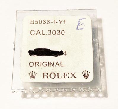 Rolex Cal. 3030-5066-1, spring-clip for oscillating weight. 0.150mm. NOS.