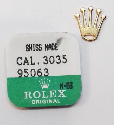 Rolex Cal. 3035-95063, dalam tetapan untuk berat berayun-lebih rendah