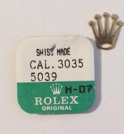 Rolex Cal. 3035-5039, garfo para pinhão deslizante.