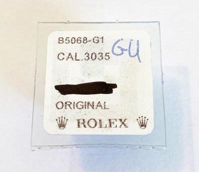 Rolex Cal. 3035-5068, Roda de marcha atrás, montada.