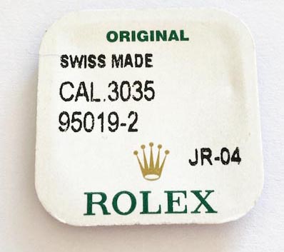 Rolex Cal. 3035-95019-2, in setting for balance-upper/lower.