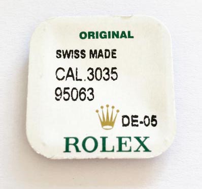 Rolex Cal. 3035-95063, In setting for oscillating weight-upper.