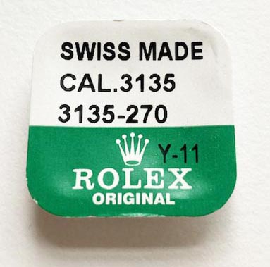 Rolex Cal. 3135-270, Cannon pinion ht. 2.86mm.