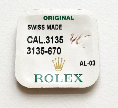 Rolex Cal. 3135-670, Intermediatedate wheel.