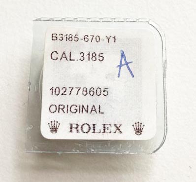 Rolex Cal. 3185-670, Střední datum kolo.