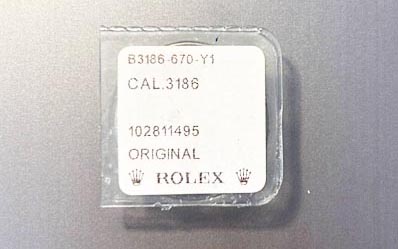 Rolex Cal. 3186-670, Střední datum kolo. Č